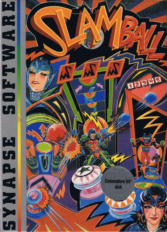 Slamball box art for Commodore 64
