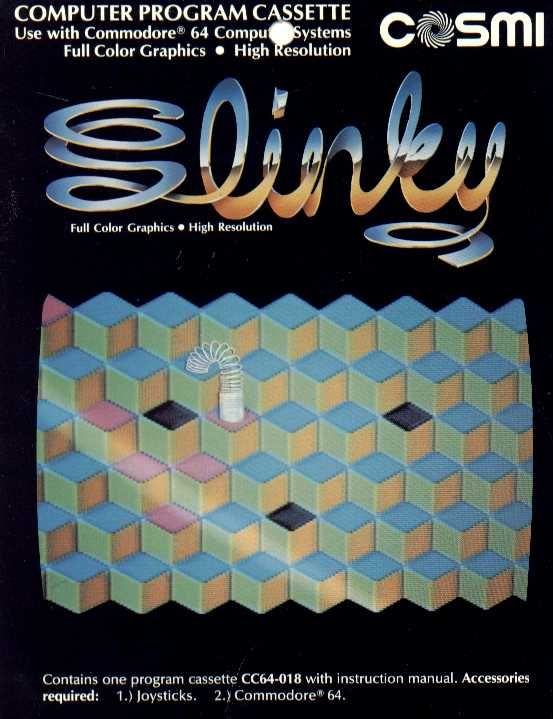 Slinky box art for Commodore 64