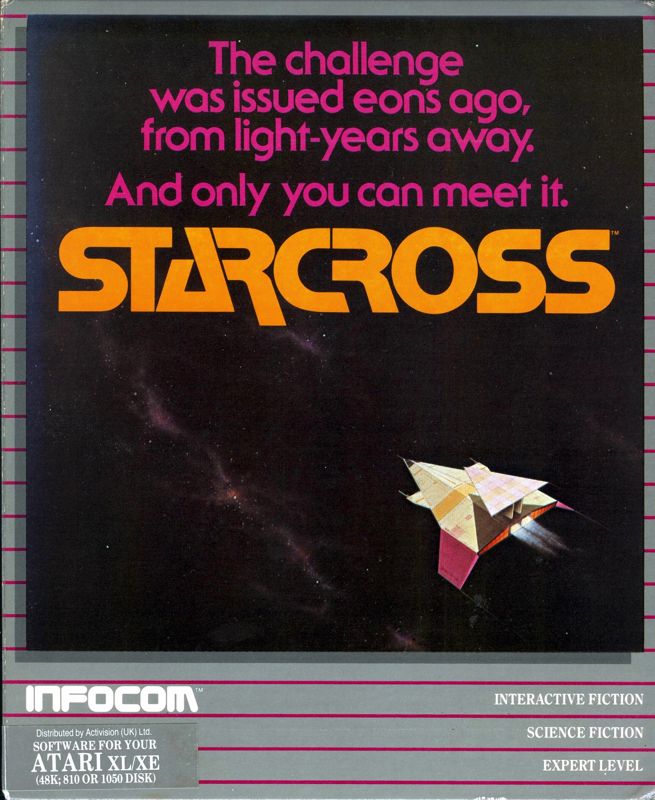 Starcross box art for Commodore 64