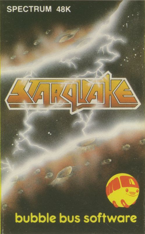 Starquake box art for Commodore 64