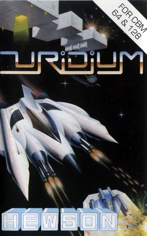 Uridium box art for Commodore 64