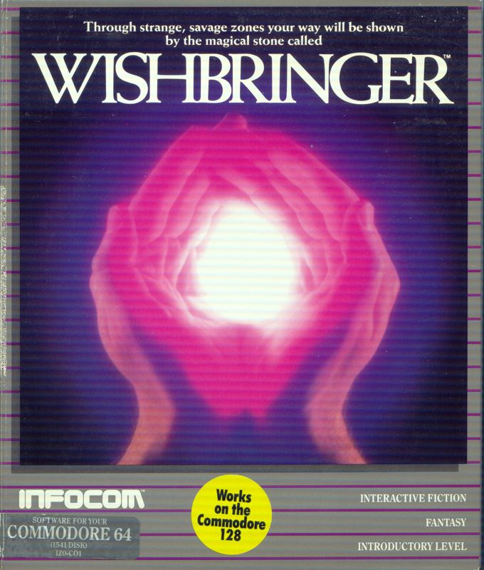 Wishbringer box art for Commodore 64