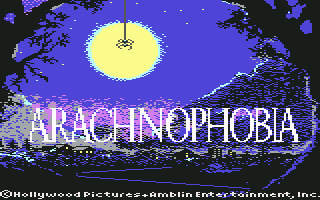 Arachnophobia screenshot 2 for Commodore 64