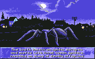 Arachnophobia screenshot 4 for Commodore 64