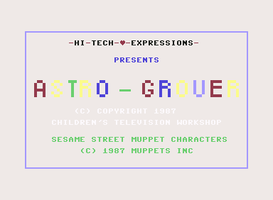 Astro-Grover screenshot 3 for Commodore 64