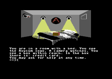Asylum screenshot 3 for Commodore 64