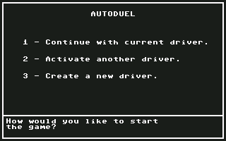 Autoduel screenshot 3 for Commodore 64
