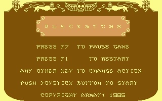BlackWyche screenshot 3 for Commodore 64