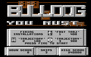 Bulldog screenshot 3 for Commodore 64