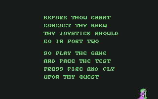 Cauldron screenshot 4 for Commodore 64