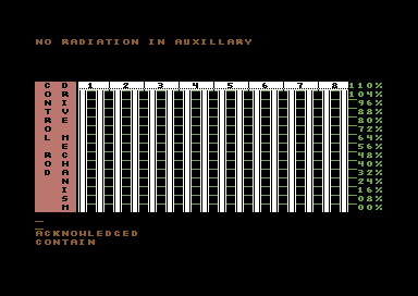 Chernobyl screenshot 4 for Commodore 64
