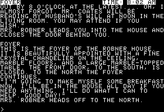 Deadline screenshot 3 for Commodore 64