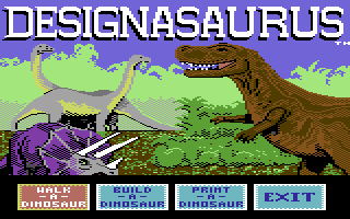 Designasaurus screenshot 2 for Commodore 64