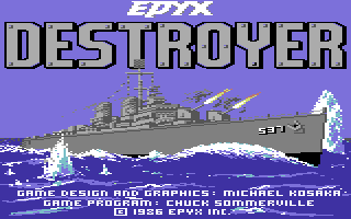 Destroyer screenshot 2 for Commodore 64