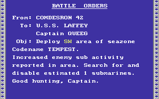 Destroyer screenshot 4 for Commodore 64
