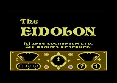 Eidolon screenshot 2 for Commodore 64