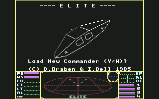 Elite screenshot 4 for Commodore 64