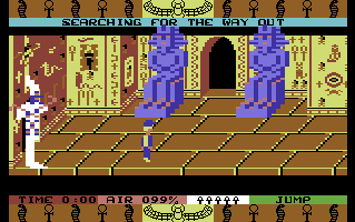 Entombed screenshot 5 for Commodore 64