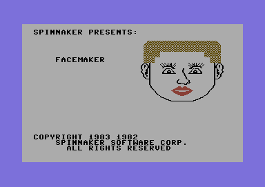 Facemaker screenshot 2 for Commodore 64
