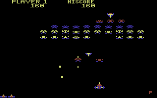 Galaxian screenshot 3 for Commodore 64