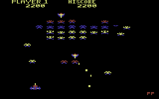Galaxian screenshot 4 for Commodore 64