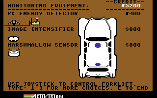 Ghostbusters screenshot 5 for Commodore 64