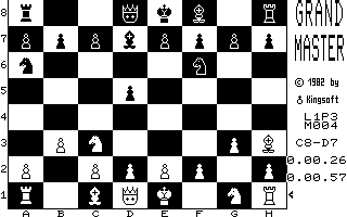 Grandmaster screenshot 3 for Commodore 64