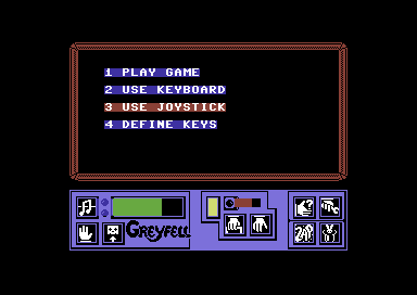 Greyfell screenshot 2 for Commodore 64