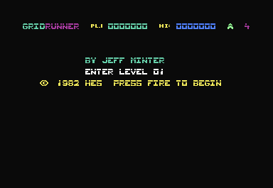 Gridrunner screenshot 2 for Commodore 64