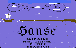 Hanse screenshot 2 for Commodore 64