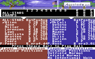 HardBall screenshot 4 for Commodore 64