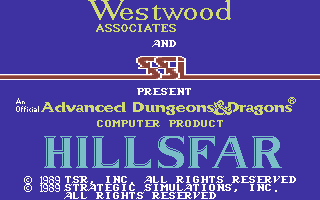Hillsfar screenshot 4 for Commodore 64