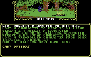 Hillsfar screenshot 5 for Commodore 64