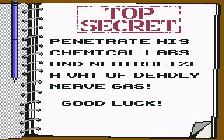 Infiltrator screenshot 4 for Commodore 64
