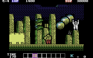 Karnov screenshot 4 for Commodore 64