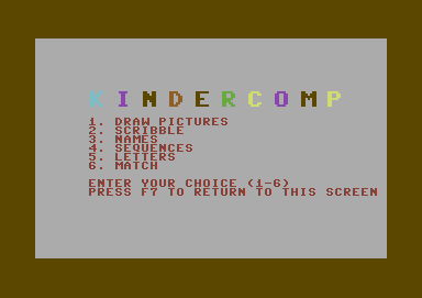 KinderComp screenshot 3 for Commodore 64