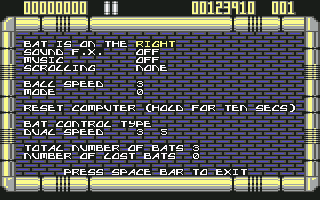Krakout screenshot 4 for Commodore 64