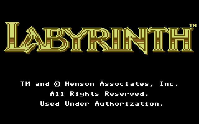 Labyrinth screenshot 4 for Commodore 64