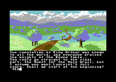Lancelot screenshot 2 for Commodore 64