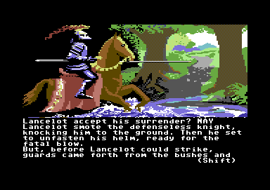 Lancelot screenshot 3 for Commodore 64