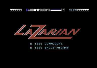 Lazarian screenshot 3 for Commodore 64