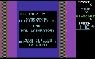 Lemans screenshot 3 for Commodore 64