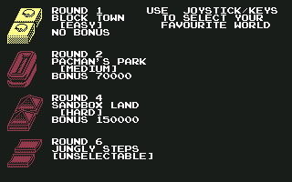 Pac-Mania screenshot 3 for Commodore 64