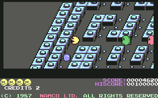 Pac-Mania screenshot 4 for Commodore 64