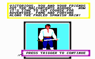 Pirates screenshot 3 for Commodore 64