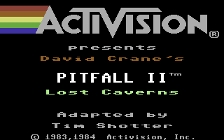 Pitfall screenshot 3 for Commodore 64