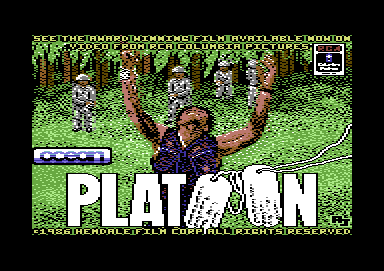 Platoon screenshot 3 for Commodore 64