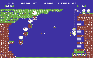 Pooyan screenshot 4 for Commodore 64