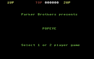 Popeye screenshot 3 for Commodore 64
