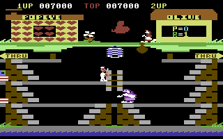 Popeye screenshot 5 for Commodore 64